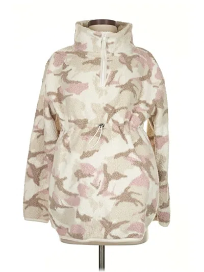 Pre-owned Gap - Maternity Fleece Jacket In Brown