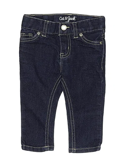 Pre-owned Cat & Jack Babies' Jeans In Blue