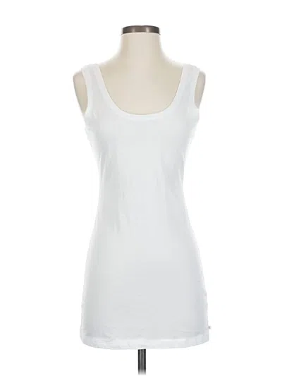 Pre-owned Victoria's Secret Tank Top White Sweetheart Neckline Tops