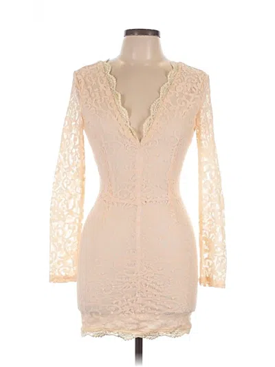 Pre-owned Missguided Cocktail Dress In Brown