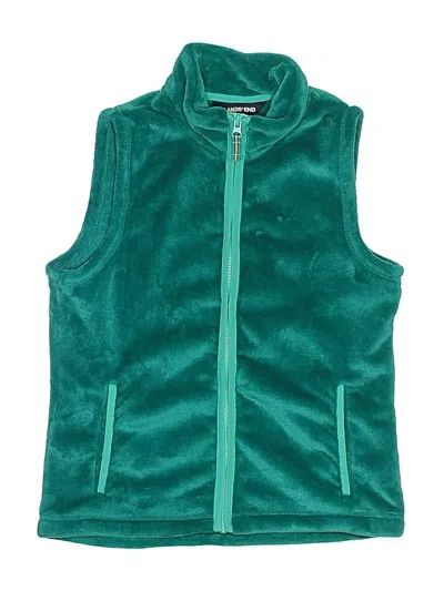 Pre-owned Lands' End Kids'  Vest In Blue
