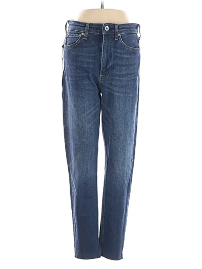 Rag & Bone Dre Corinne Low-rise Slim Boyfriend Jean In Blue