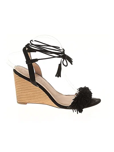 Pre-owned Sole Society Wedges In Black