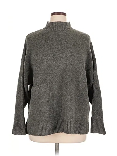 Pre-owned Zara Turtleneck Sweater In Gray