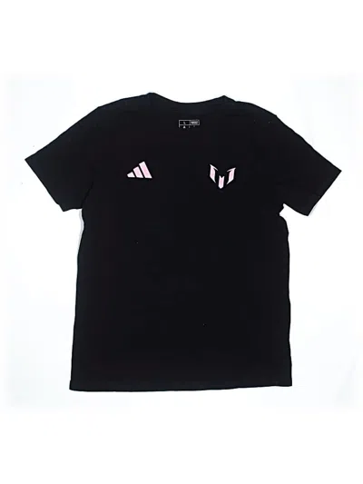 Pre-owned Adidas Originals Kids' Short Sleeve T-shirt In Black