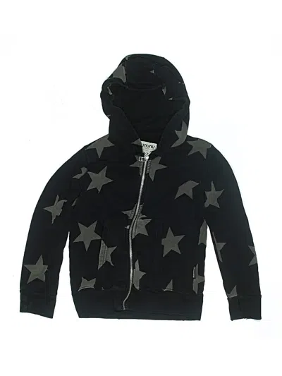 Pre-owned Nununu Kids' Zip Up Hoodie In Black