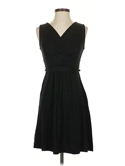 Pre-owned Talbots Casual Dress In Black
