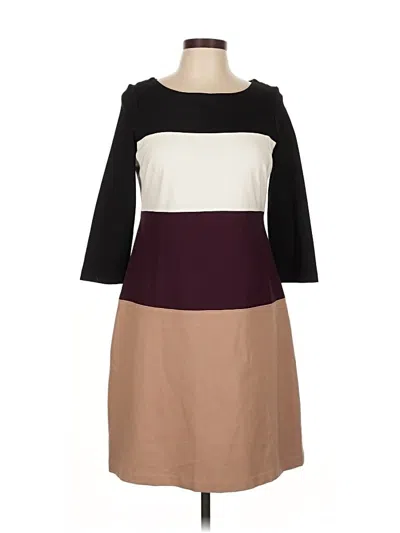 White House Black Market Casual Dress In Brown