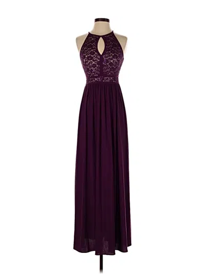 Pre-owned Morgan & Co. Cocktail Dress In Purple