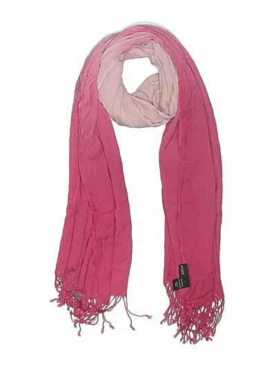 Pre-owned New York And Company Scarf In Pink
