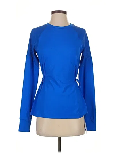 Fabletics Long Sleeve T-shirt In Blue
