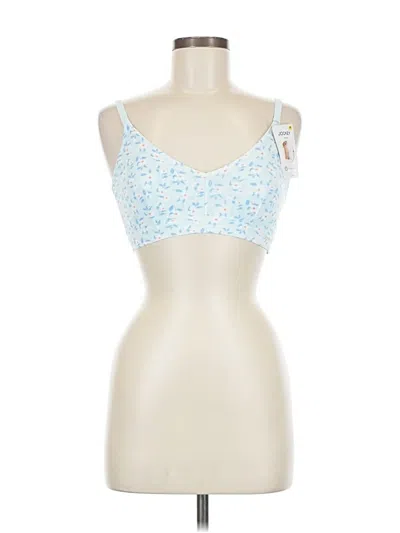 Jockey Tank Top Blue Strapless Neckline Tops In Blue