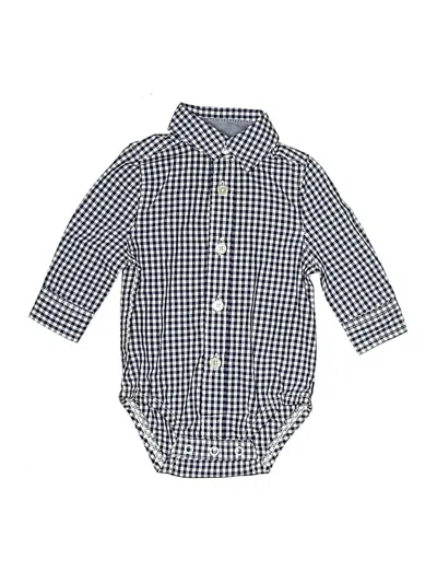 Pre-owned Baby B'gosh Babies' Long Sleeve Onesie In Blue