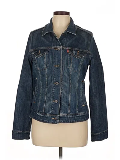 Pre-owned Lucky Brand Denim Jacket In Blue