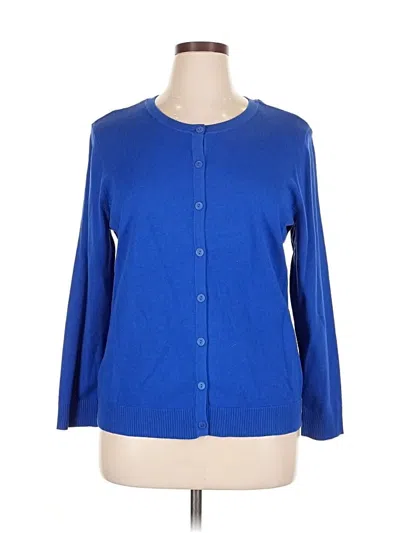 Cj Banks Cardigan Sweater In Blue