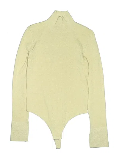 Pre-owned Athleta Bodysuit In Yellow