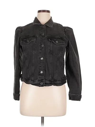 Pre-owned Gap Denim Jacket In Black