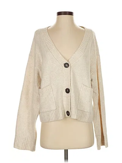 Pre-owned H&m Cardigan Sweater In Brown