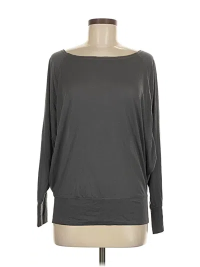 Pre-owned Soybu 3/4 Sleeve T-shirt In Gray