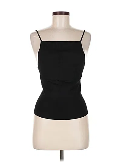 Pre-owned Zara Tank Top Black Strapless Neckline Tops