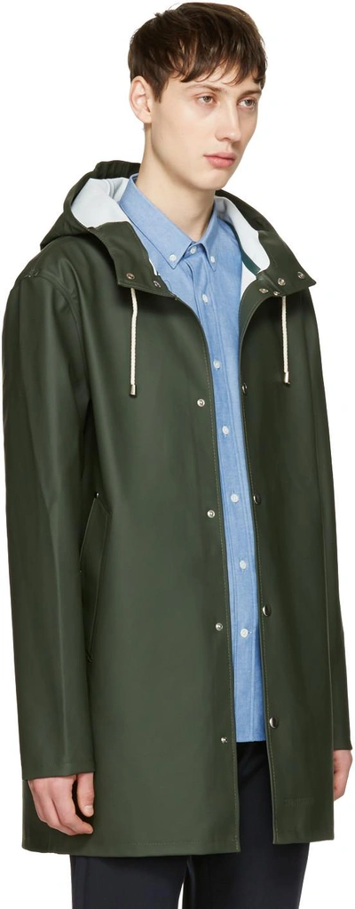 Shop Stutterheim Green Stockholm Raincoat