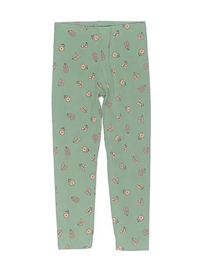 Pre-owned Tea Kids' Leggings In Green