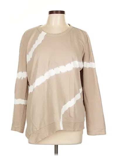 Pre-owned Nic + Zoe Sweatshirt In Brown