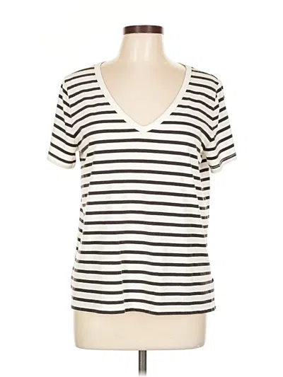 Pre-owned Gap Short Sleeve T-shirt In White