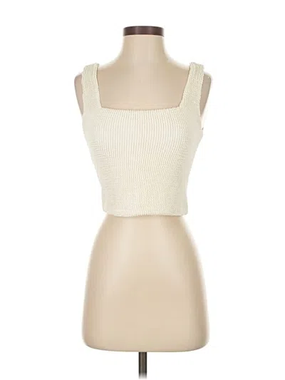 Pre-owned Z Supply Tube Top Ivory Strapless Neckline Tops In White