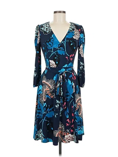 Pre-owned Eliza J Cocktail Dress In Blue