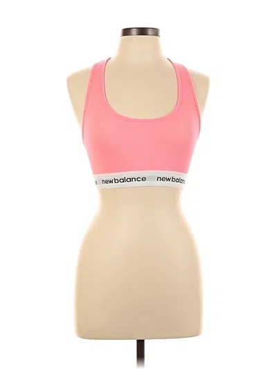 Pre-owned New Balance Sports Bra In Pink