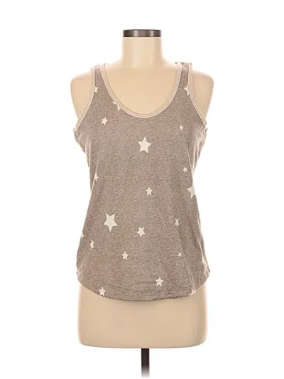 Pre-owned Karen Neuburger Collection Tank Top Brown Halter Neckline Tops