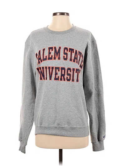 Pre-owned Champion Sweatshirt In Gray