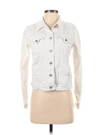 Pre-owned Levi Strauss Signature Denim Jacket In White