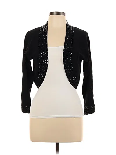 Pre-owned Dressbarn Blazer Jacket In Black