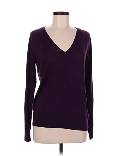 Pre-owned Banana Republic Factory Store Long Sleeve T-shirt In Purple