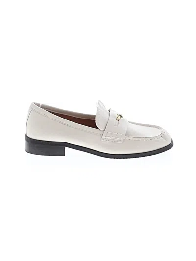 Pre-owned Lisa Vicky Flats In White