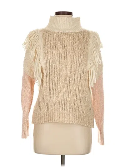 Pre-owned Rebecca Taylor Turtleneck Sweater In Brown