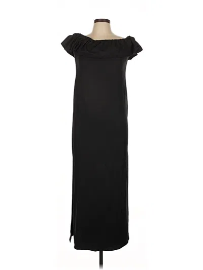 Pre-owned 24seven Comfort Apparel Casual Dress In Black