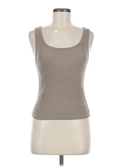 Pre-owned Reformation Tank Top Gray Strapless Neckline Tops