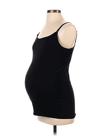 Pre-owned Motherhood Sleeveless Top Black Scoop Neck Tops