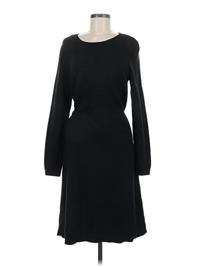 Pre-owned Talbots Casual Dress In Black