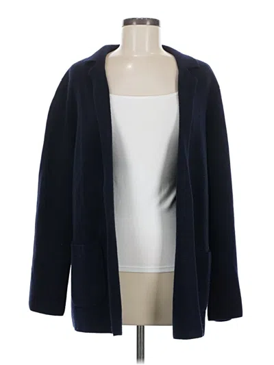 Pre-owned Talbots Cardigan Sweater In Blue