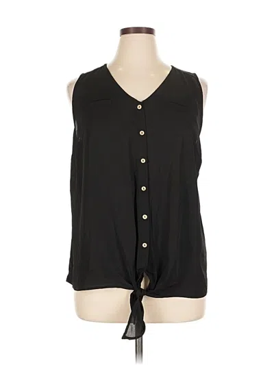 Papermoon Sleeveless Blouse In Black