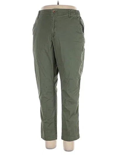 Pre-owned Old Navy Khaki Pant In Green