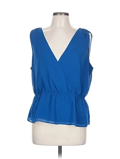 Pre-owned Banana Republic Sleeveless Blouse In Blue