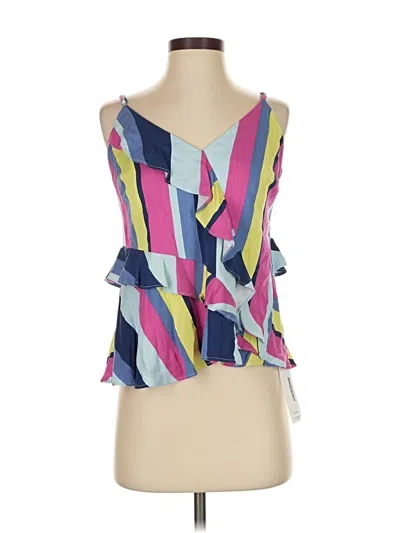 Pre-owned Parker Sleeveless Blouse In Blue