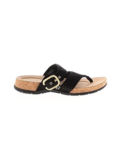 Pre-owned Clarks Sandals In Black