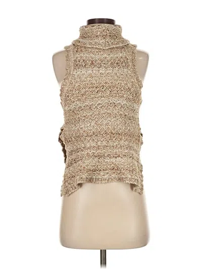 Pre-owned Pilcro Sweater Vest In Brown