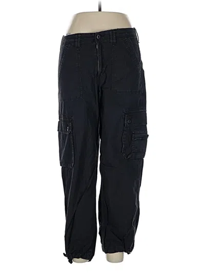 Pre-owned American Eagle Outfitters Cargo Pants In Black